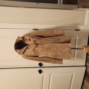 Yoki L camel pea coat